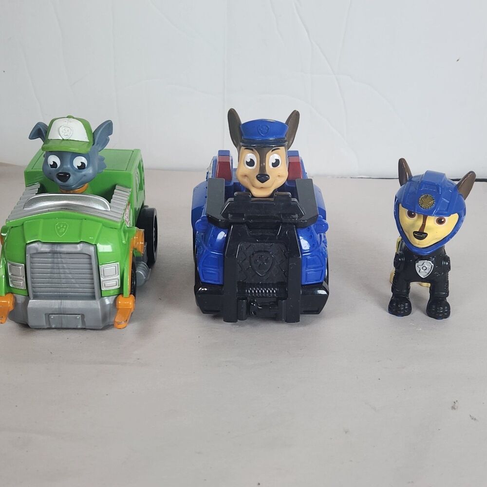 3" Spin Master Paw Patrol Ready Race Rescue True Metal Diecast Car‎ Lot Of 3